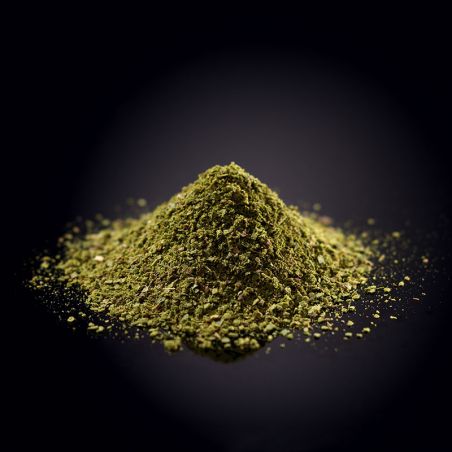 Tasmania Lanceolata leaf flakes, finely ground