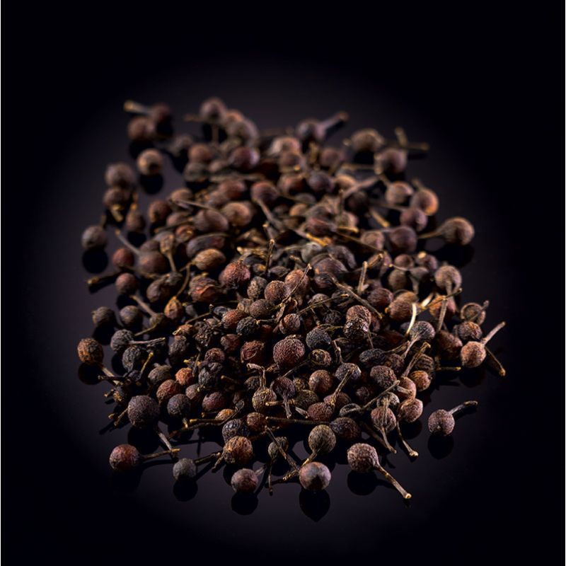 Wild black Voatsiperifery peppercorns from Madagascar